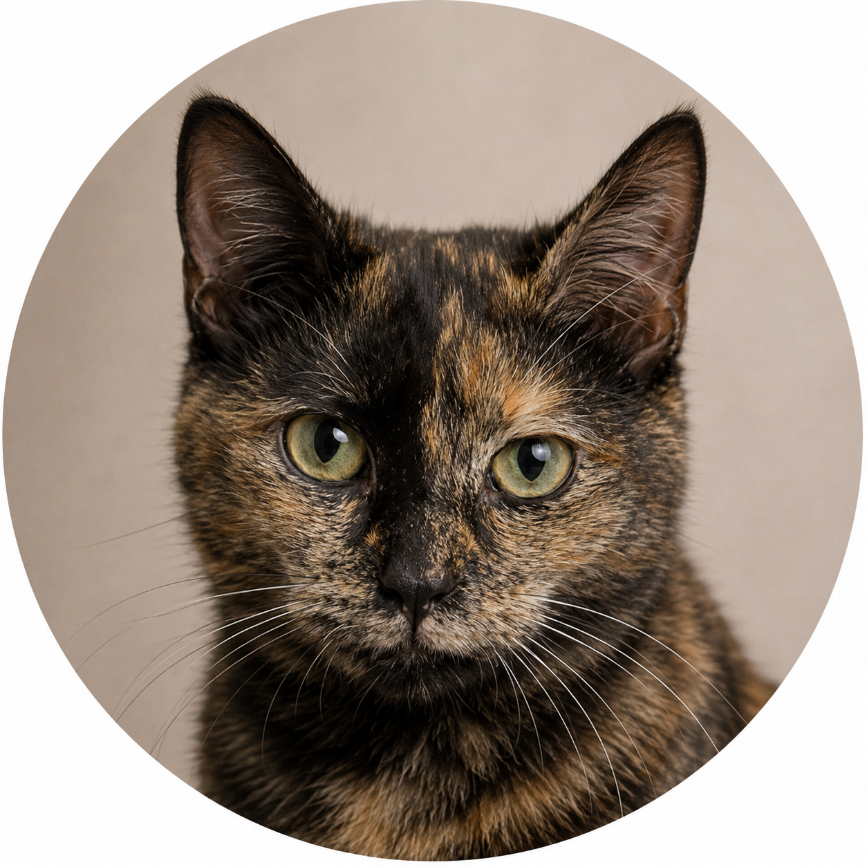 Kali, the calm house cat at Serenity
